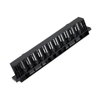 deltacoimp 19"" cable management, plastic, rounded corners, 1U