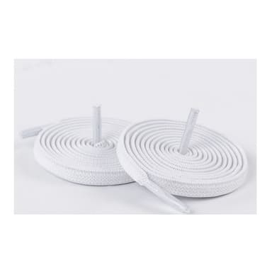 No Tie Elastiske skolisser - 3 par Hvit