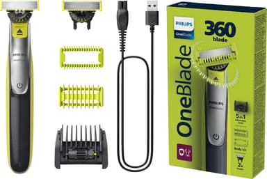 Philips OneBlade 360 skjegg- og kroppstrimmer QP2834/23