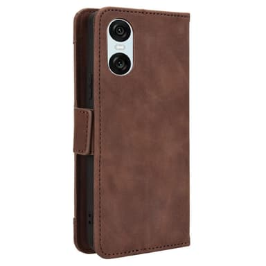 Til Sony Xperia 10 VI Lommebok-deksel - Brun