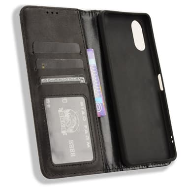 Xperia 10 Vi Lommebok-Deksel - Svart