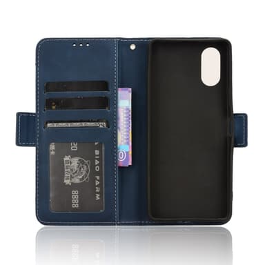 Til Sony Xperia 10 VI Lommebok-deksel - Blå