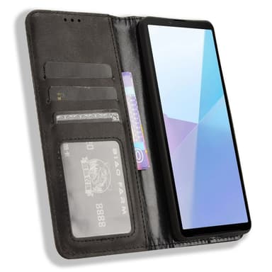 Xperia 10 Vi Lommebok-Deksel - Svart