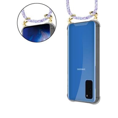 Samsung Galaxy S20 Deksel med Halskjede (lilla)