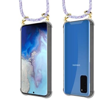 Samsung Galaxy S20 Deksel med Halskjede (lilla)
