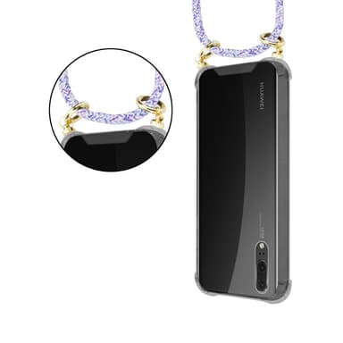 Huawei P20 Deksel med Halskjede (lilla)