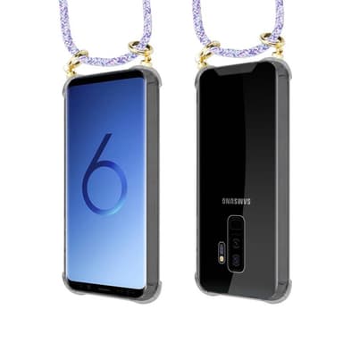 Samsung Galaxy S9 PLUS Deksel med Halskjede (lilla)
