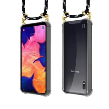 Samsung Galaxy A10 / M10 Deksel med Halskjede (svart)