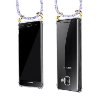 Samsung Galaxy A5 2016 Deksel med Halskjede (lilla)
