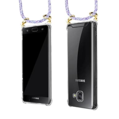 Samsung Galaxy A5 2016 Deksel med Halskjede (lilla)