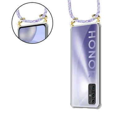 Honor 30 Deksel med Halskjede (lilla)