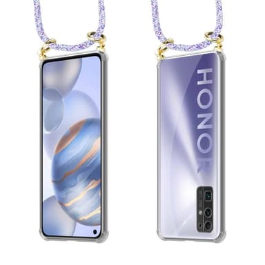 Honor 30 Deksel med Halskjede (lilla)