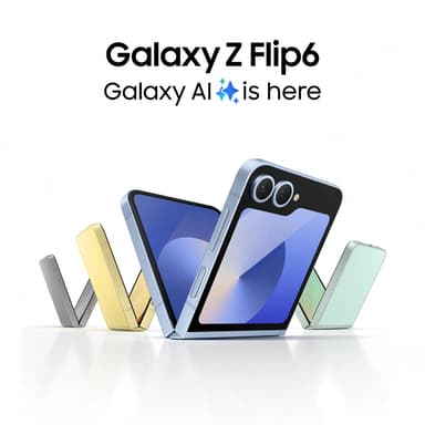 Samsung Galaxy Z Flip6 5G smarttelefon 12/256GB (gul)