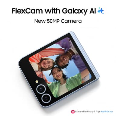 Samsung Galaxy Z Flip6 5G smarttelefon 12/256GB (gul)