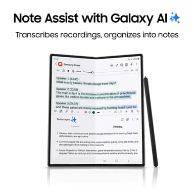 Samsung Galaxy Z Fold6 5G smarttelefon 12/1TB (sølv)