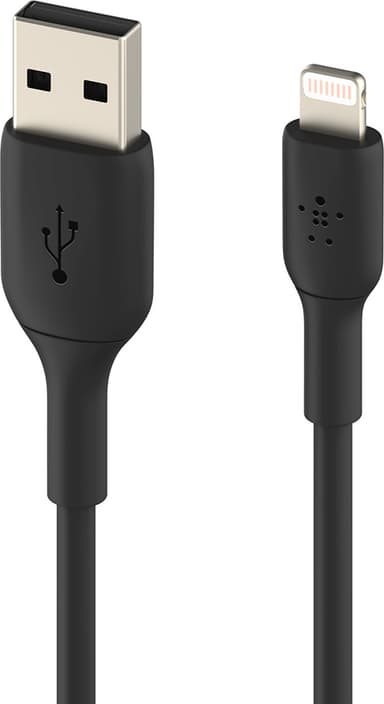 Belkin USB-A to Lightning, Black (0.15m)