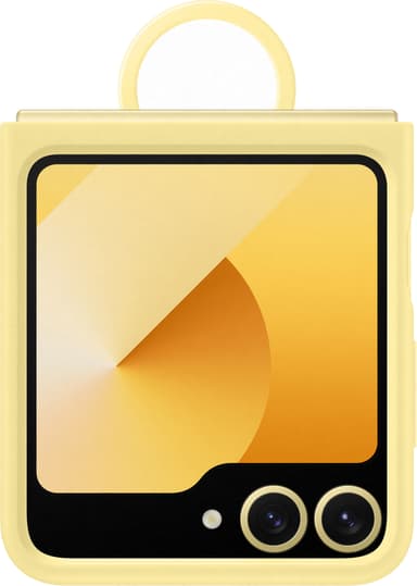 Samsung Galaxy Z Flip6 silikondeksel (gul)