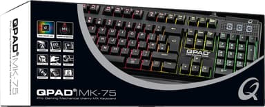 QPAD MK75 gamingtastatur (sort)