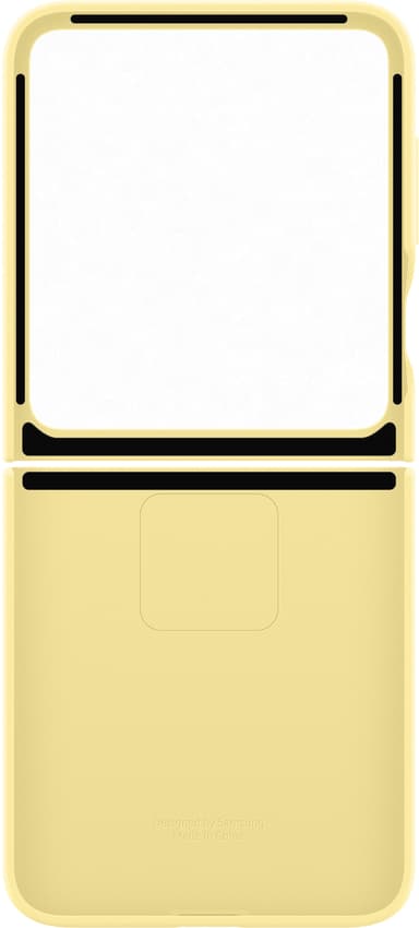 Samsung Galaxy Z Flip6 silikondeksel (gul)