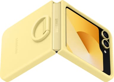 Samsung Galaxy Z Flip6 silikondeksel (gul)