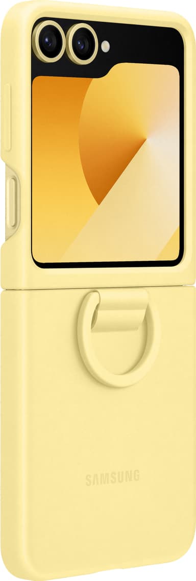 Samsung Galaxy Z Flip6 silikondeksel (gul)
