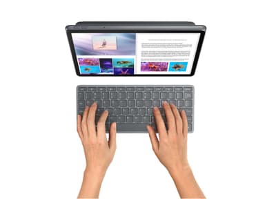 Lenovo trådløst tastatur for flere enheter (Luna Grey)