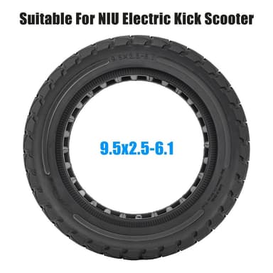 Dekk Niu Scooter 9.5* 2.5-6.1 Gummi Dekk Honeycomb