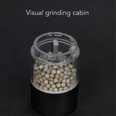 Salt Pepper Krydderkvern Batteridrevet med LED-lys