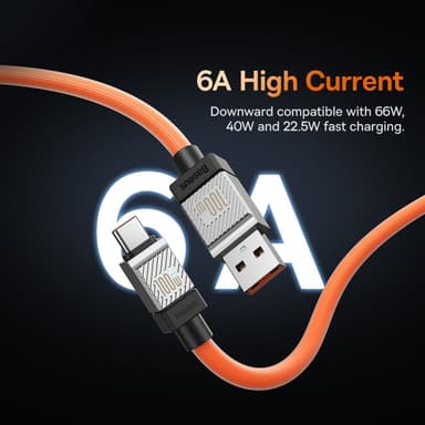 BASEUS CoolPlay-serien 1m USB C ladekabel 100W