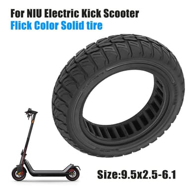 Dekk Niu Scooter 9.5* 2.5-6.1 Gummi Dekk Honeycomb