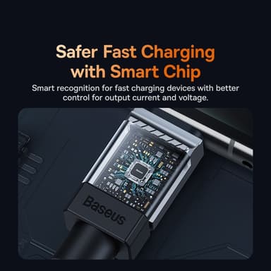BASEUS CoolPlay-serien 1m USB C ladekabel 100W