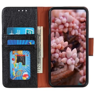Til Google Pixel 8a Lommebok-deksel Textured Split - Svart