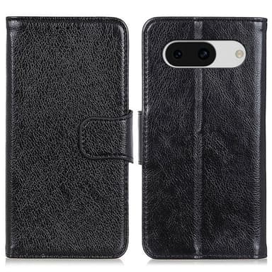 Til Google Pixel 8a Lommebok-deksel Textured Split - Svart