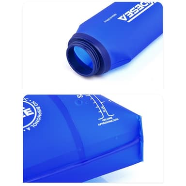 600ML utendørs sport vannflaske sammenleggbar turløping