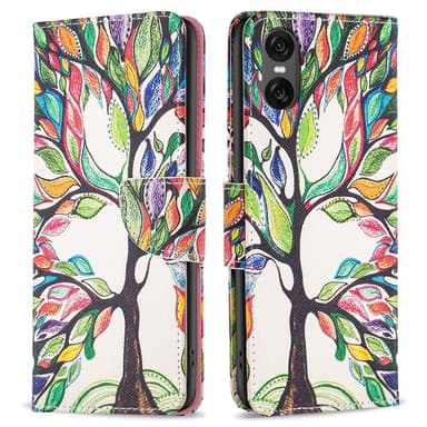 Til Sony Xperia 10 VI Lommebok-deksel Deksel Mønsterdeksel