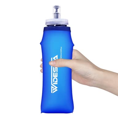 600ML utendørs sport vannflaske sammenleggbar turløping