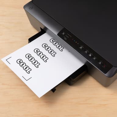 Cricut Printable Vinyl A4-ark tolv-pakning (gjennomsiktig)