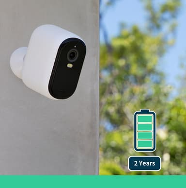 Arlo Essential 2K XL utendørs sikkerhetskamera (2-pakning)
