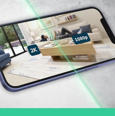 Arlo Essential 2K innendørs sikkerhetskamera (2-pakning)