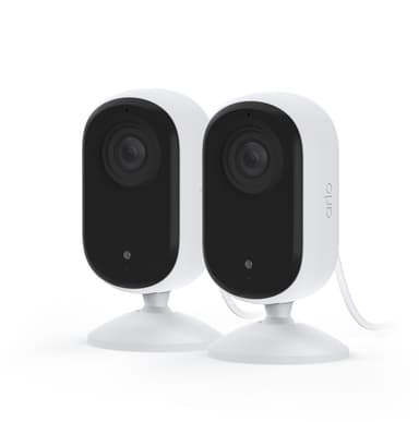 Arlo Essential 2K innendørs sikkerhetskamera (2-pakning)
