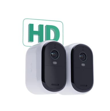 Arlo Essential HD XL utendørs sikkerhetskamera (2-pakning)