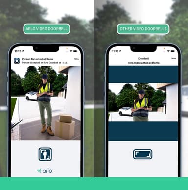 Arlo 2K videodørklokke (1-pakning)
