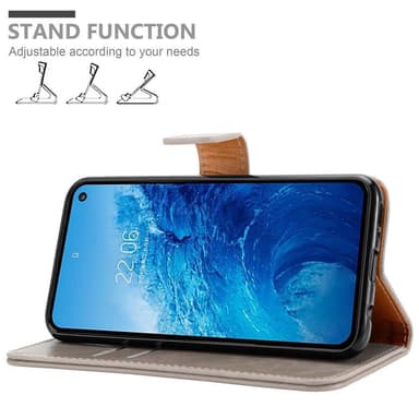 Samsung Galaxy S10e lommebokdeksel etui (brun)
