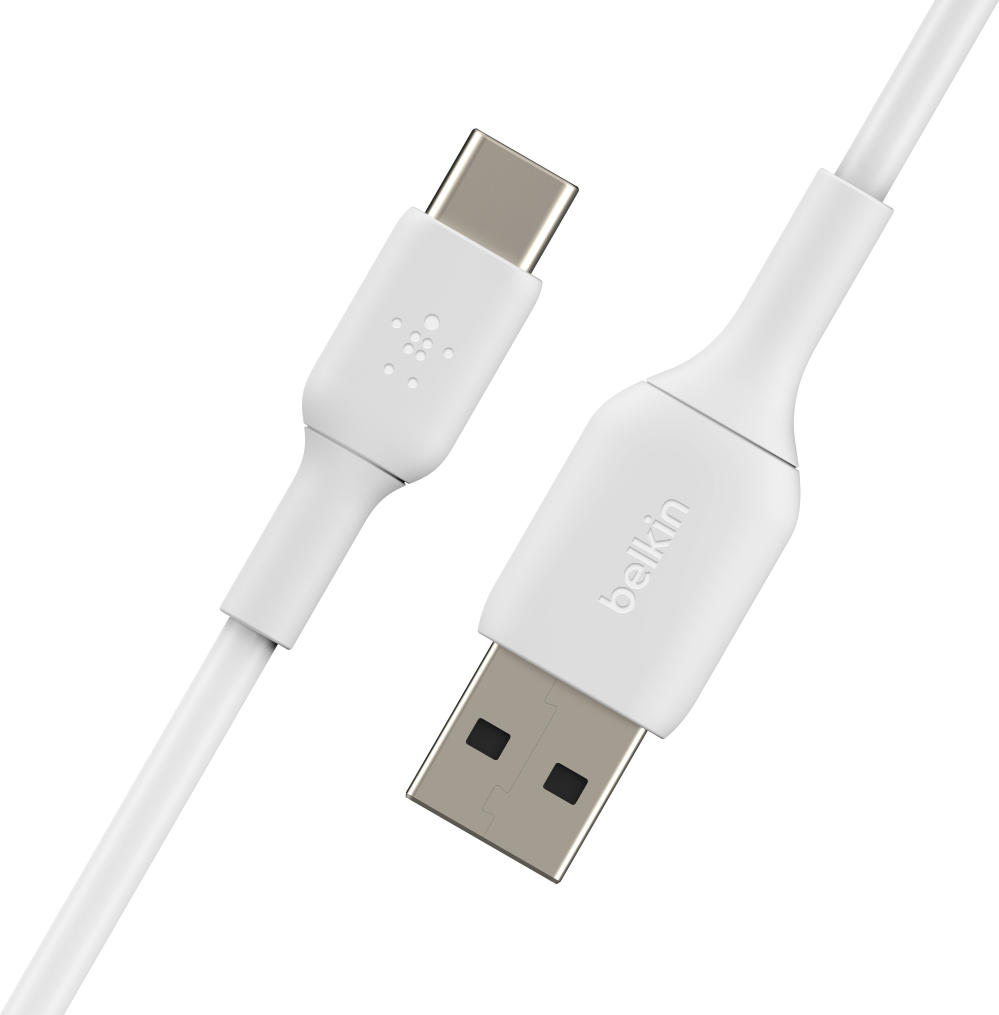 BOOST CHARGE USB-A til USB-C-kabel, 0,15 M, hvit