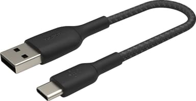 Belkin CAB002BT0MBK, 0,15 m, USB A, USB C, Sort