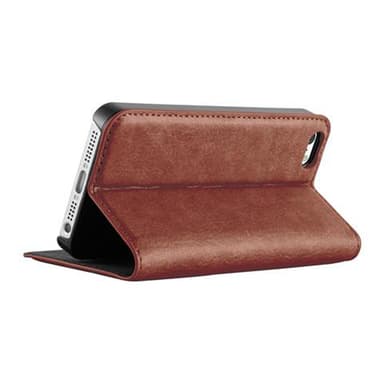 lommebokdeksel iPhone 5 / 5S / SE 2016 case (brun)