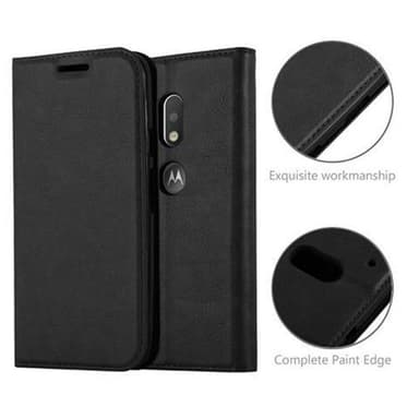 Motorola MOTO G4 PLAY lommebokdeksel case (svart)