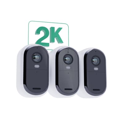 Arlo Essential 2K overvåkningskamera (3-pakning)