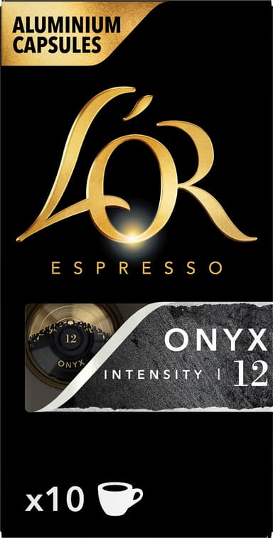L'OR Espresso 12 Onyx kaffekapsler (10 kapsler)