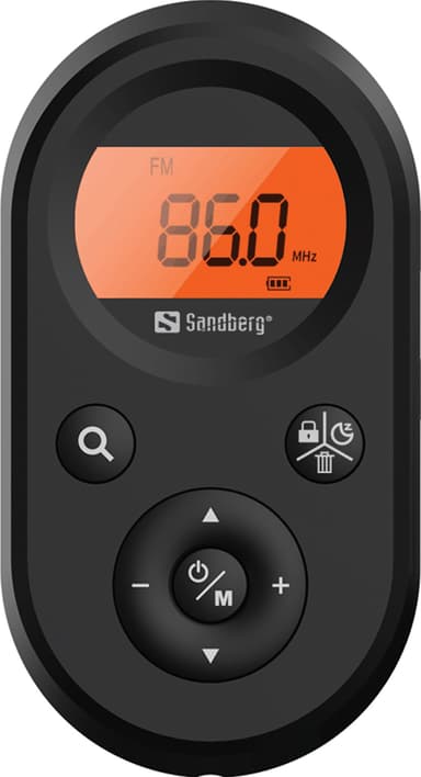 Sandberg Recharge 421-02 FM+AM lommeradio